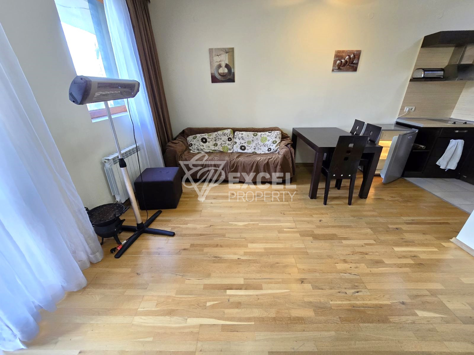 Двустаен апартамент на партерно ниво за продажба в комплекс All Seasons Club, Банско