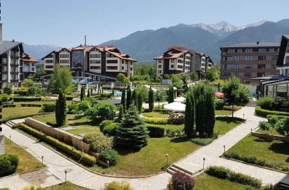 Уютно студио с тераса за продажба в Аспен голф, район Разлог
