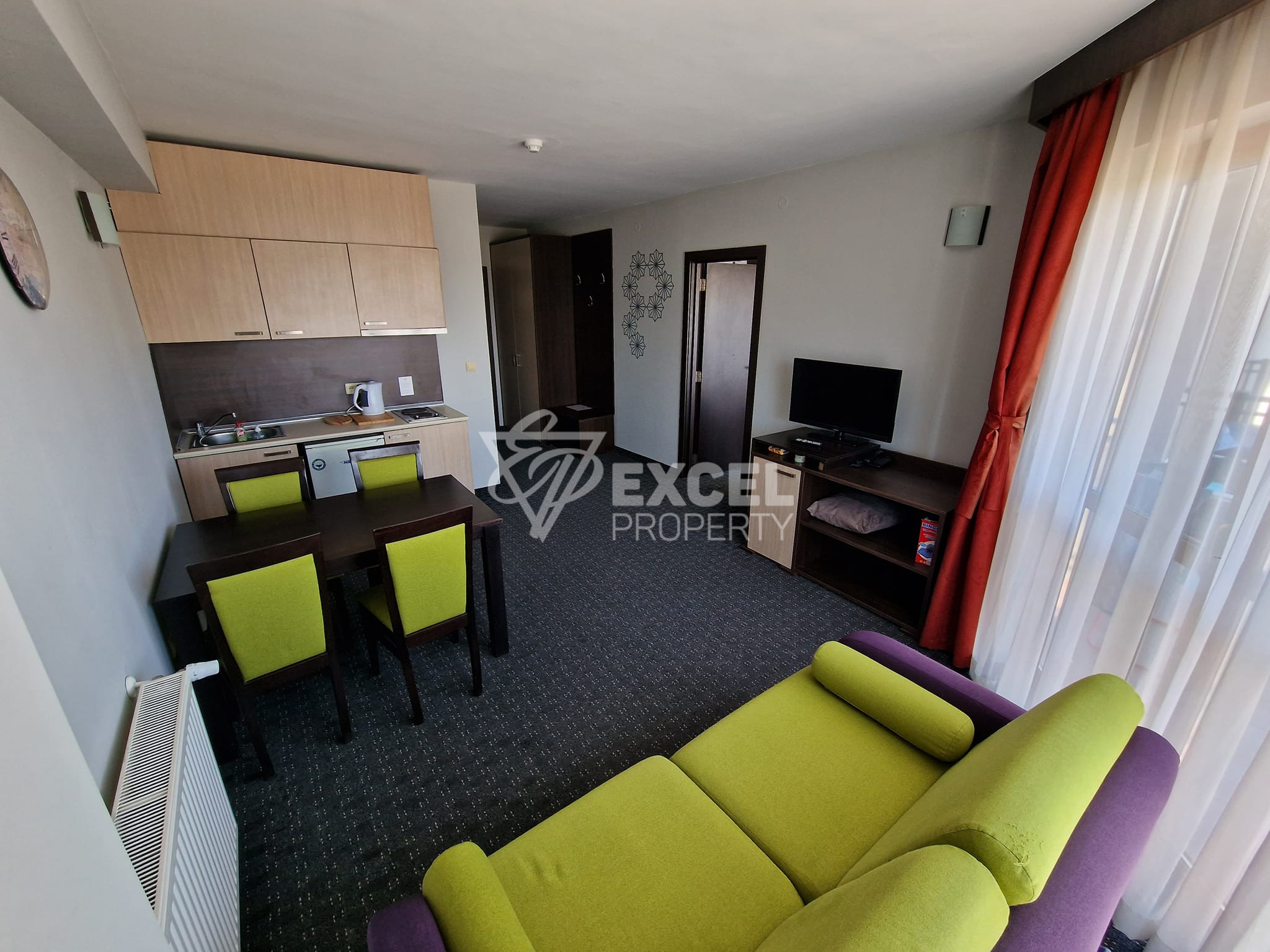 MPM Guinness Hotel: двустаен апартамент за продажба до ски лифта Банско