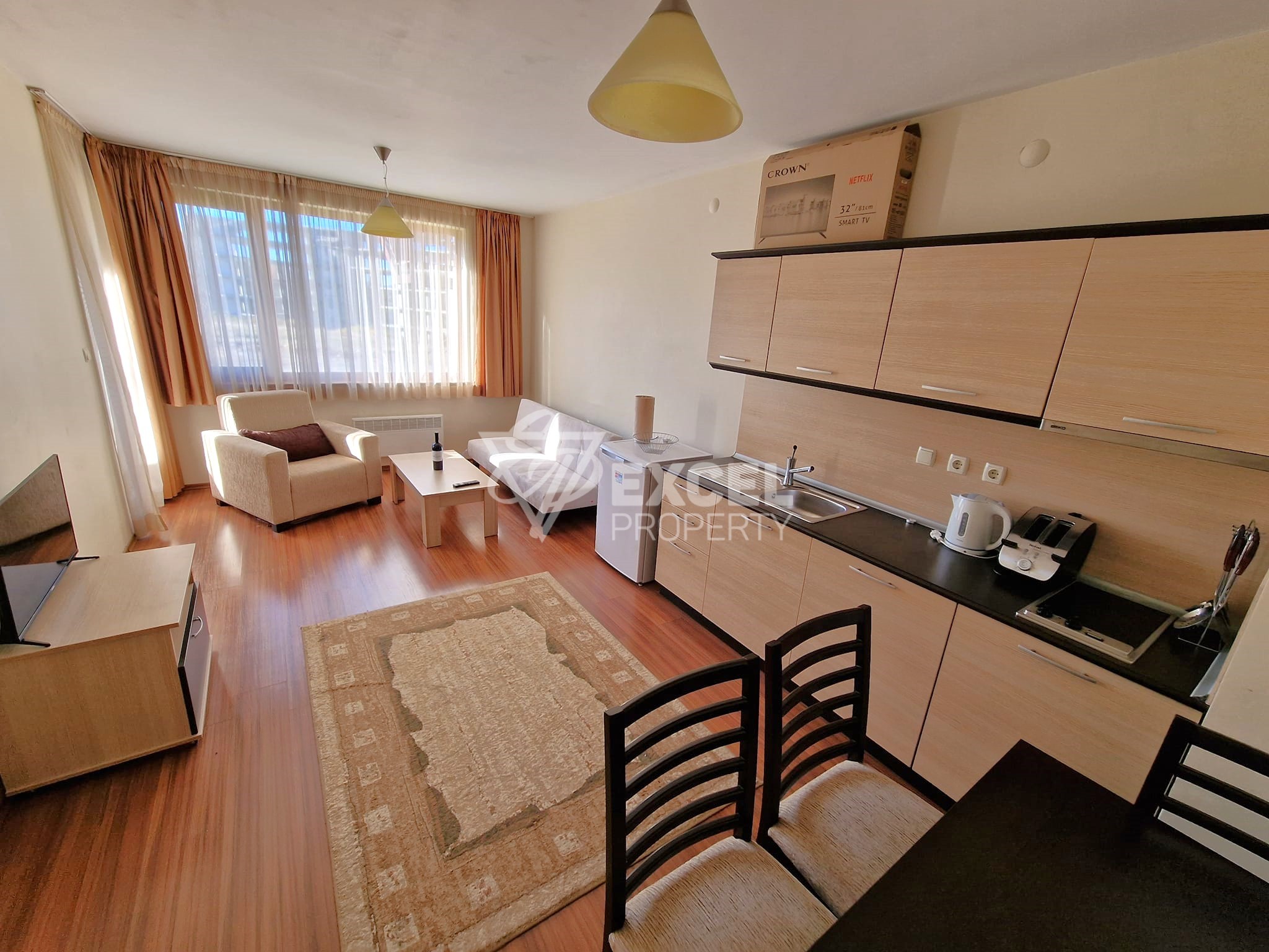 Двустаен апартамент  с гледка към Пирин планина за продажба в Хотел REGNUM 5 *, Банско