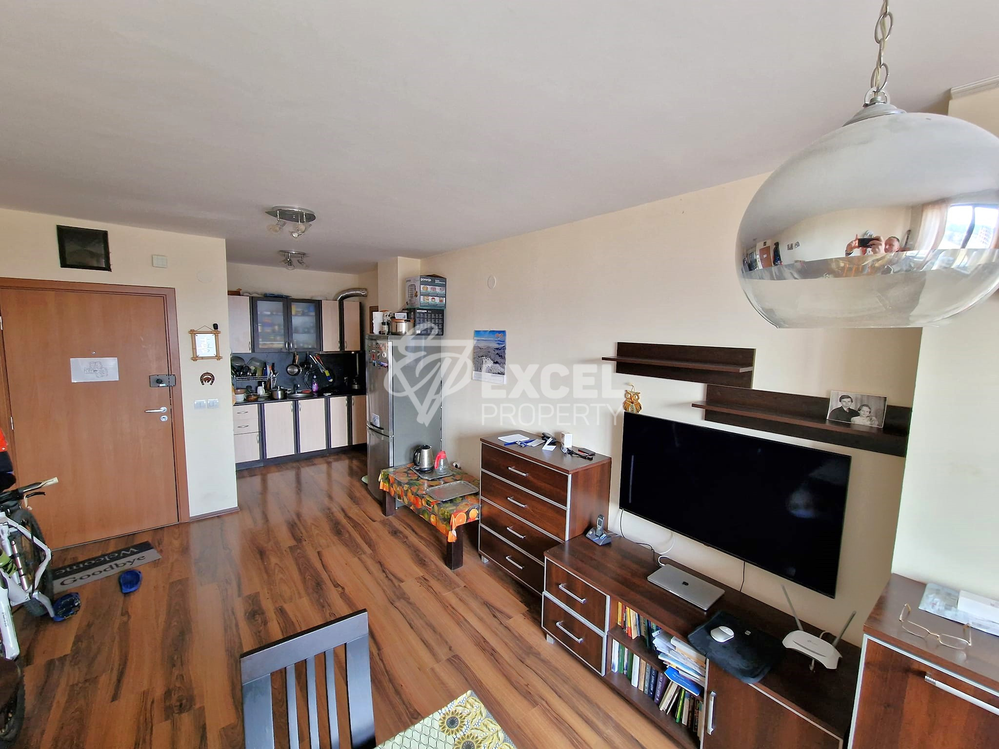 Обзаведен двустаен апартамент в целогодишно работещ комплекс за продажба в Банско