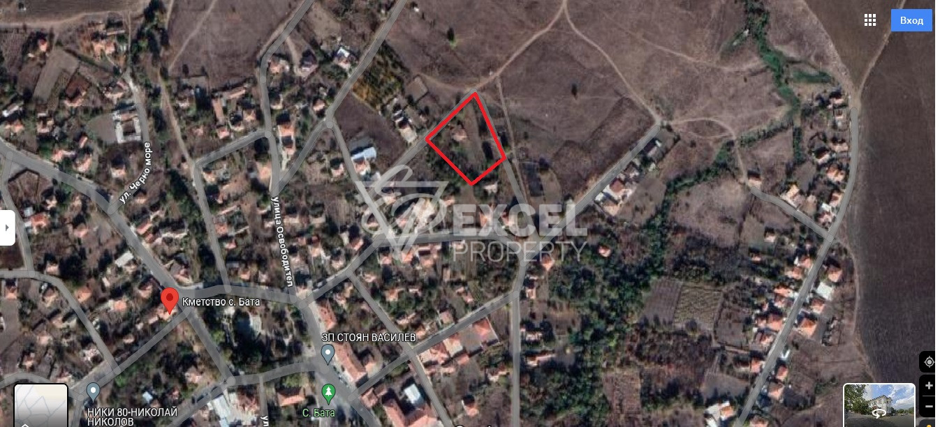Парцел в регулация в село Бата, община Поморие