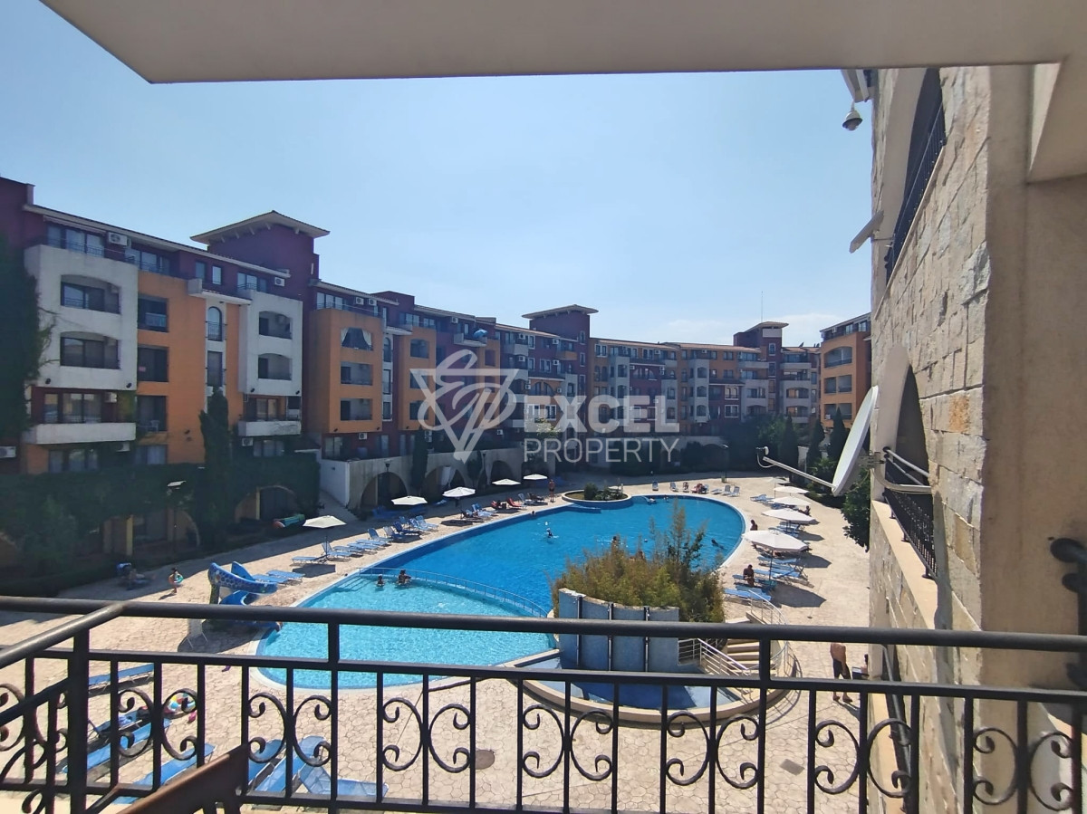 Мебелирано студио, с отделна спална зона- Марина Кейп, на 200м. от морето