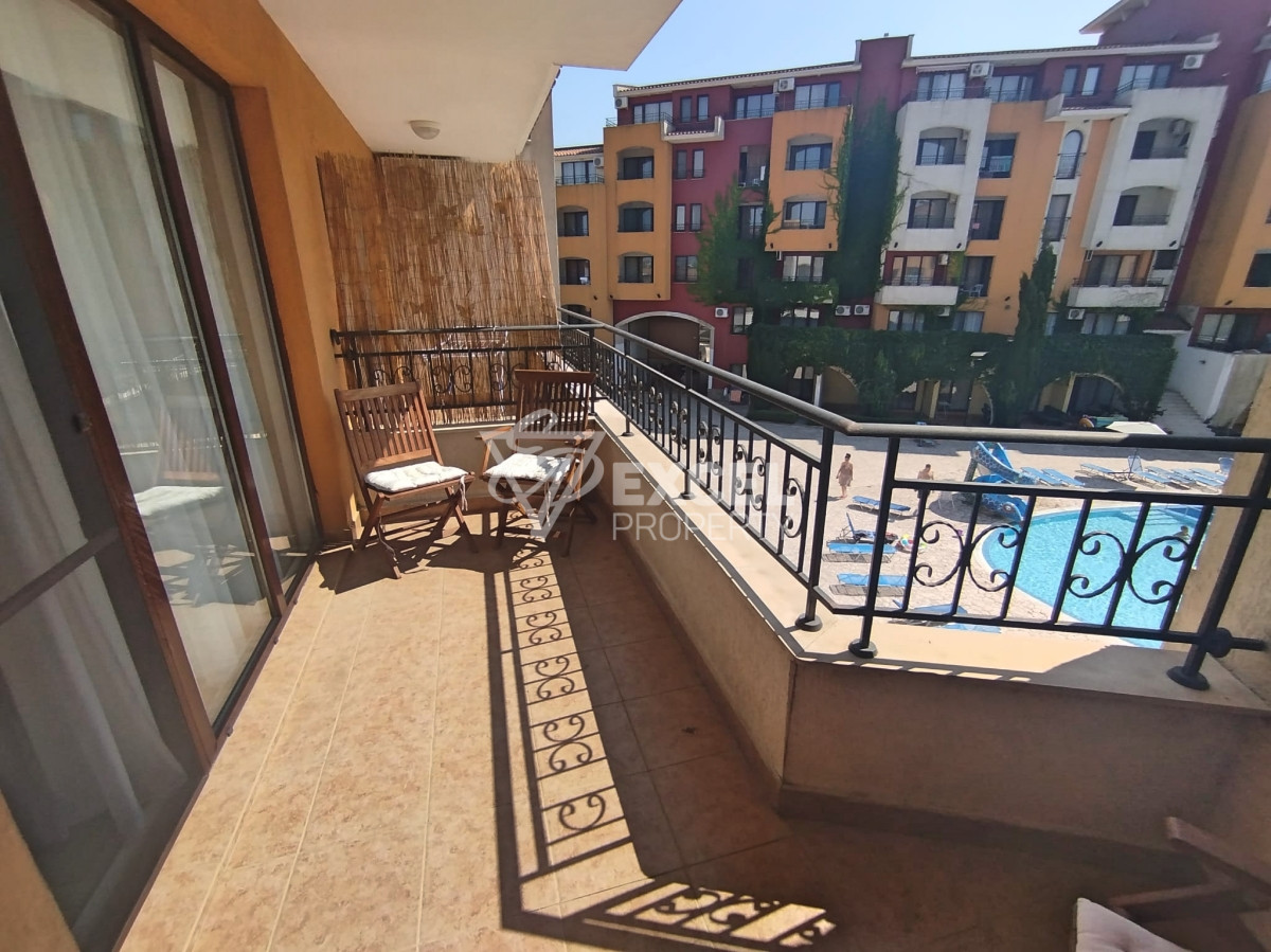 Мебелирано студио, с отделна спална зона- Марина Кейп, на 200м. от морето