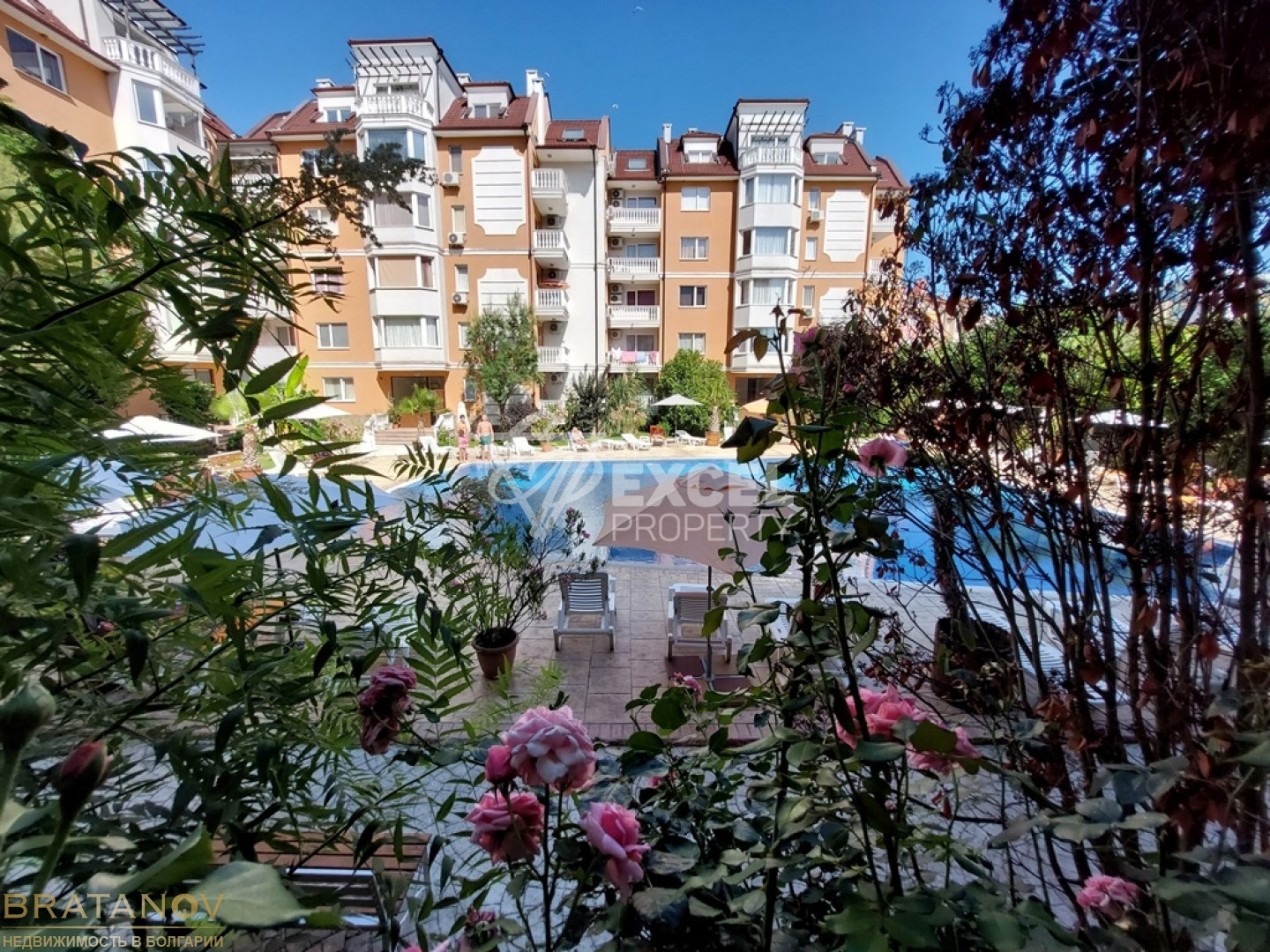 Нов двустаен имот без мебели в Сий Даймънд, Слънчев бряг