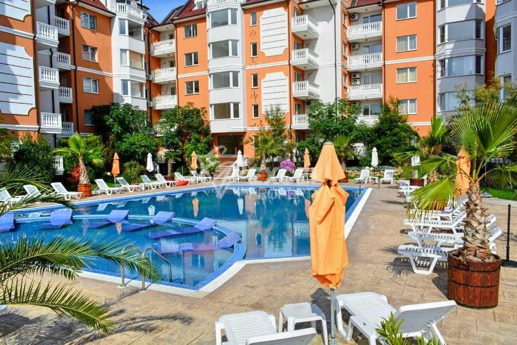 Нов двустаен имот без мебели в Сий Даймънд, Слънчев бряг